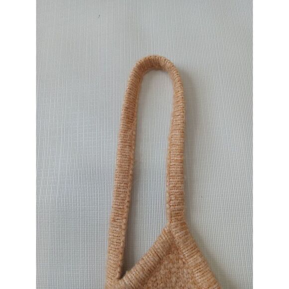 LA Hearts Orange Soft Tight Knit Flower Design Cropped Tank Top Women's Medium - Picture 8 of 12